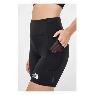 Sportovní šortky The North Face Movmynt dámské, černá barva, hladké, high waist