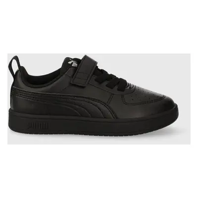 Dětské sneakers boty Puma Rickie černá barva