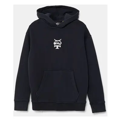 Dětská mikina Quiksilver MERCURY HOODIE tmavomodrá barva, s kapucí, s potiskem, AQBFT03112