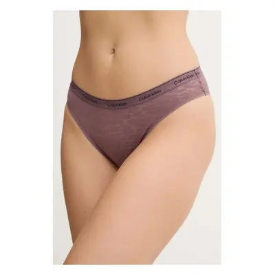 Kalhotky brazilky Calvin Klein Underwear černá barva, 000QD5233E