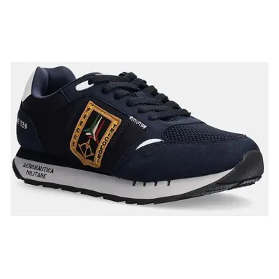 Sneakers boty Aeronautica Militare tmavomodrá barva, SC292CT3331