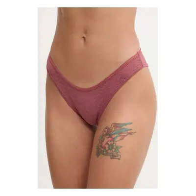 Kalhotky Calvin Klein Underwear červená barva, 000QF7348E