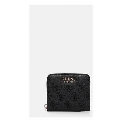 Peněženka Guess LAUREL černá barva, SWSG85 00137