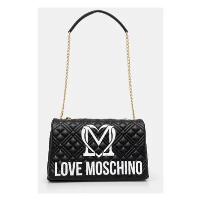 Kabelka Love Moschino černá barva, JC4375PP0L