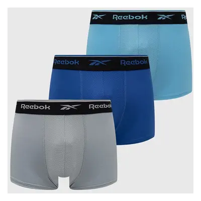 Boxerky Reebok pánské, tyrkysová barva