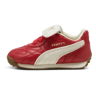 Dětské kožené sneakers boty Puma AVANTI L FENTY AC INF červená barva, 398358