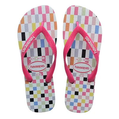 Žabky Havaianas TOP CHECK růžová barva, 4148764.7210