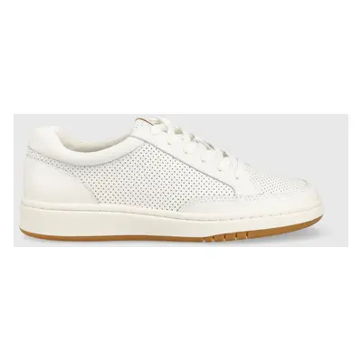 Kožené sneakers boty Lauren Ralph Lauren Hailey bílá barva, 802904467001