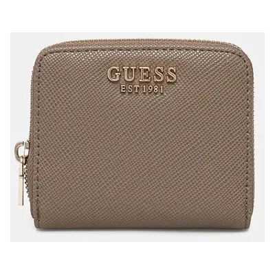 Peněženka Guess LAUREL hnědá barva, SWZG85 00137