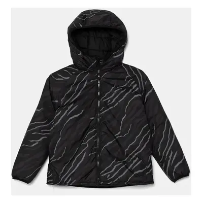 Dětská oboustranná bunda Puma Reversible ffer jacket černá barva, 682756