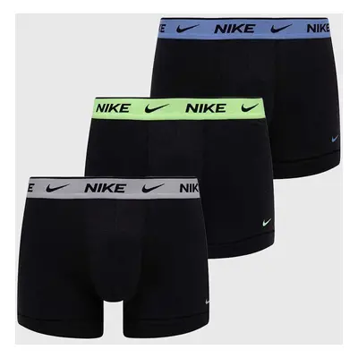 Boxerky Nike 3-pack pánské, zelená barva