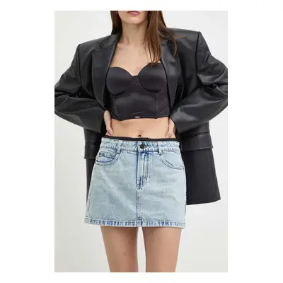 Džínová sukně Miss Sixty KJ5930 DENIM S/SKIRT mini, áčková, 6L1KJ5930000