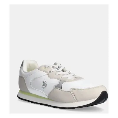 Sneakers boty U.S. Polo Assn. NOBIK015K/DNH2 bílá barva, NOBIK015A