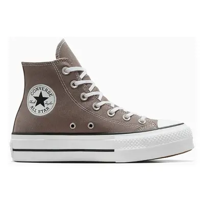 Kecky Converse Chuck Taylor All Star Lift dámské, hnědá barva, A12309C