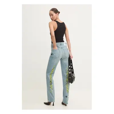 Džíny Moschino Jeans dámské, high waist, A0322 8720