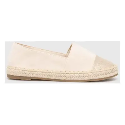 Espadrilky Answear Lab béžová barva