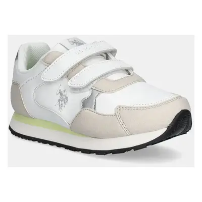 Dětské sneakers boty U.S. Polo Assn. NOBIK014K/DNH2 béžová barva, NOBIK014A