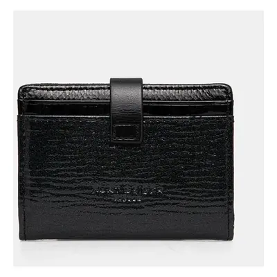 Kožené pouzdro na karty Kurt Geiger London SMALL LEATHER GOODS černá barva, 587900189