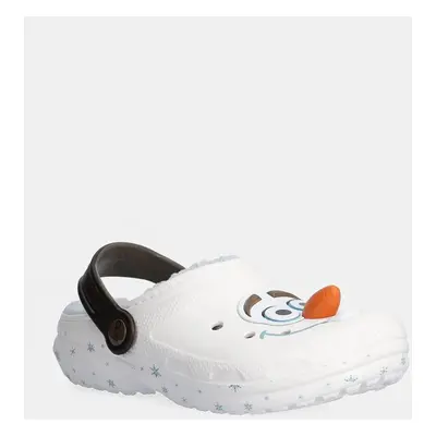 Dětské pantofle Crocs CLASSIC FROZEN OLAF CLOG bílá barva, 210234