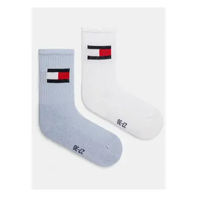 Ponožky Tommy Hilfiger 2-pack modrá barva, 701229940