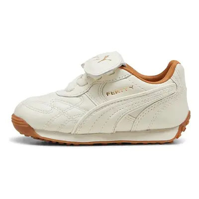 Dětské kožené sneakers boty Puma AVANTI VL FENTY AC INF béžová barva, 308484