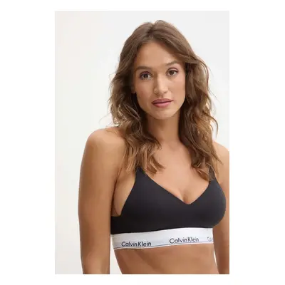 Podprsenka Calvin Klein Underwear černá barva, melanž, 000QF7900E