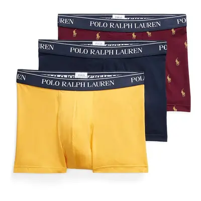 Boxerky Polo Ralph Lauren 3-pack pánské, šedá barva, 714830299