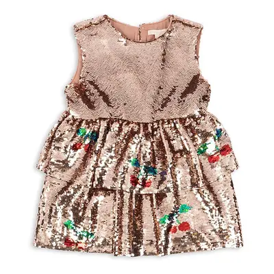 Dívčí šaty Konges Sløjd LULU DRESS béžová barva, mini, KS101574