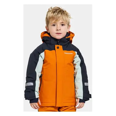 Dětská bunda Didriksons NEPTUN KIDS JKT oranžová barva, 505472