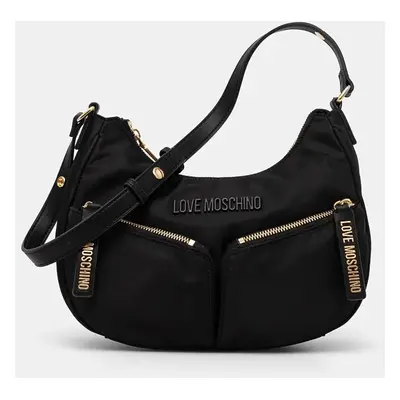 Kabelka Love Moschino černá barva, JC4379PP0L