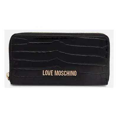 Peněženka Love Moschino černá barva, JC5700PP0L