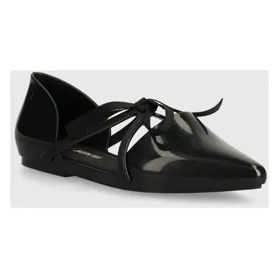 Baleríny Melissa MELISSA POINTY STRIPE + JASON WU AD černá barva, M 33435 1003