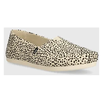 Espadrilky Toms Alpargata béžová barva, 10020669