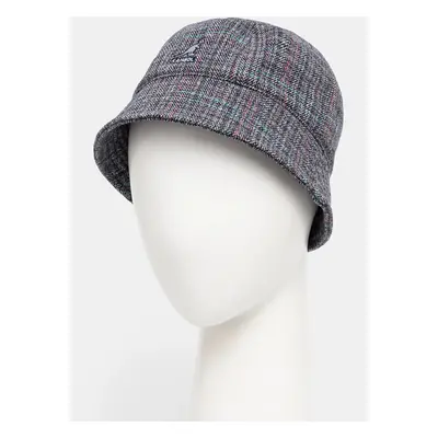 Klobouk Kangol WARPED HERRINGBONE DOME tmavomodrá barva, K5430.NG411