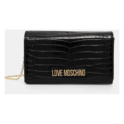 Kabelka Love Moschino černá barva, JC4079PP0LKJ0