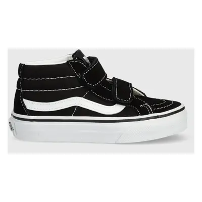 Dětské tenisky Vans UY SK8-Mid Reissue V VN00018TBD61 černá barva