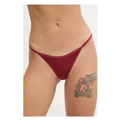 Kalhotky Calvin Klein Underwear vínová barva, 000QD5170E