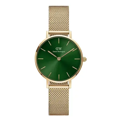 Hodinky Daniel Wellington Petite Emerald 28 zlatá barva