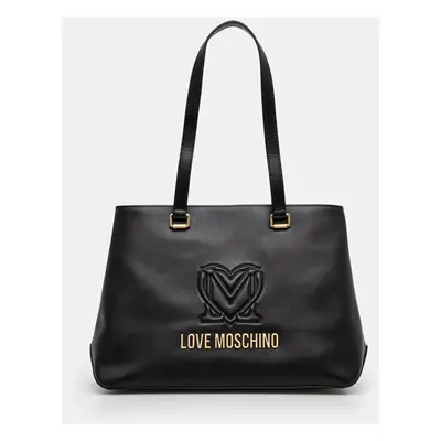 Kabelka Love Moschino černá barva, JC4365PP0L