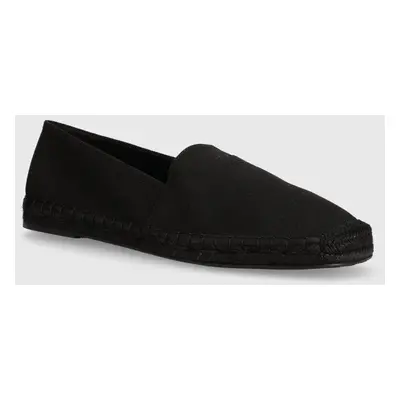 Espadrilky Emporio Armani Underwear černá barva, XVSS07 XD396 K001