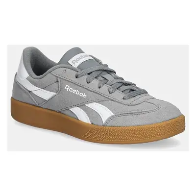 Semišové sneakers boty Reebok Classic Reebok Smash Edge šedá barva, 100212578