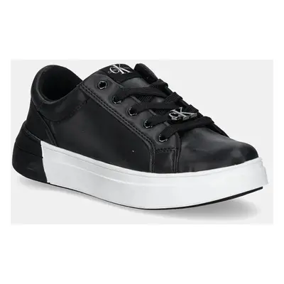 Dětské sneakers boty Calvin Klein Jeans černá barva, V3A9-80987