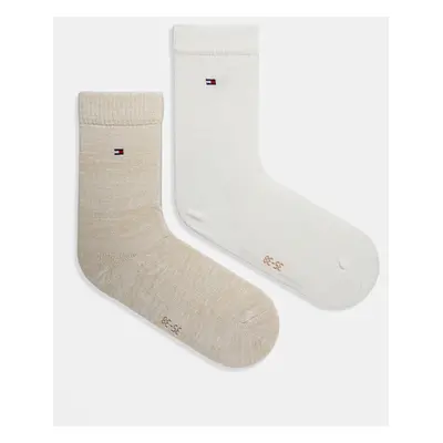 Ponožky Tommy Hilfiger 2-pack dámské, bílá barva, 701229862