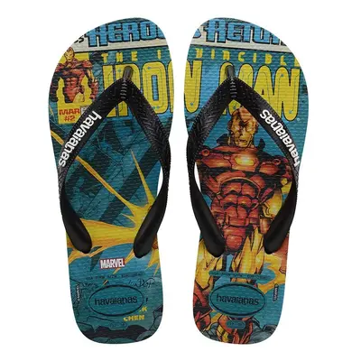 Žabky Havaianas TOP MARVEL pánské, černá barva, 4147012.5266