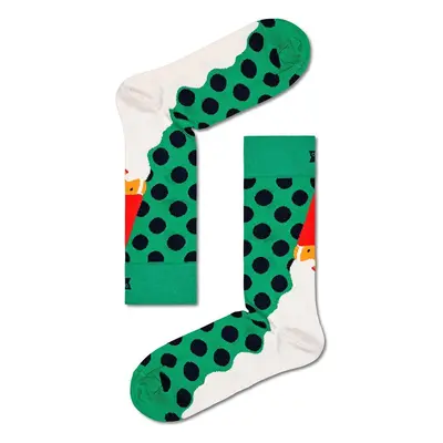 Ponožky Happy Socks Christmas zelená barva