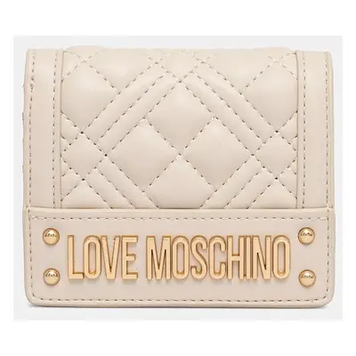 Peněženka Love Moschino béžová barva, JC5601PP0L