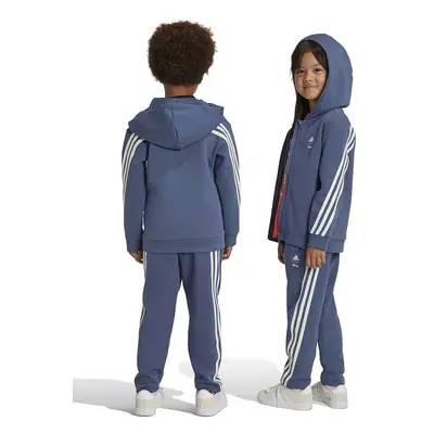 Dětské tepláky adidas LK DY MM PNT modrá barva, s aplikací, IW0673