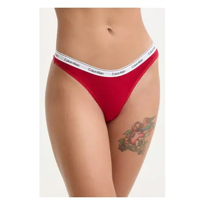 Tanga Calvin Klein Underwear černá barva, 000QD5043E