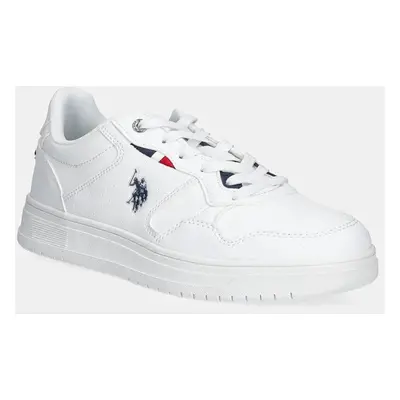 Sneakers boty U.S. Polo Assn. KOSMO bílá barva, KOSMO001M/DY3