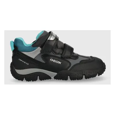 Dětské sneakers boty Geox černá barva